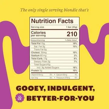 Dalci Gut Healthy Blondie, with Avocado Oil, Unrefined Coconut Sugar, Gut-Friendly Food for Adults and Kids, No Additives, Gums or Emulsifiers, Lemon Coconut, 4 Packs (32 Blondies)