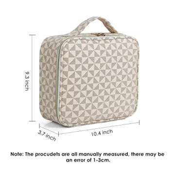 Yewamia Travel Makeup Case for Organized Cosmetics