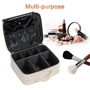 Yewamia Travel Makeup Case for Organized Cosmetics