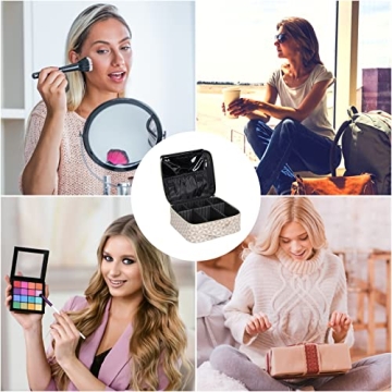 Yewamia Travel Makeup Case for Organized Cosmetics