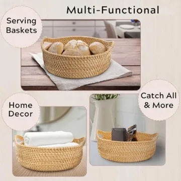 Natural Rattan Baskets for Elegant Storage Solutions