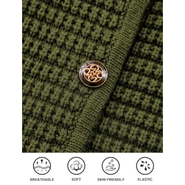 PRETTYGARDEN Chunky Knit Cardigan for Women Stylish Layers