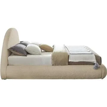 Shop Meridian Furniture Rudy Plush Queen Bed Modern Design