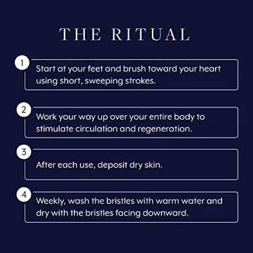 Aromatherapy Associates Revive Body Brush, Natural Dry Brush to Exfoliate Skin and Boost Circulation, Cellulite Brush Made of Natural and Sustainable Materials (1 Count)