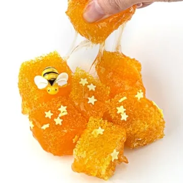 Honeycomb Slime - Sensory Fun for Kids Enrichment