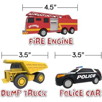 SplashEZ Mold Free Bath Toys for Babies & Toddlers