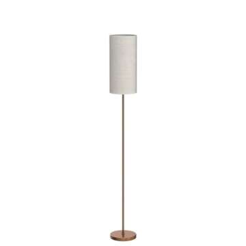 Karjoefar Floor Lamp for Living Room, Modern lamp with Remote Control and Stepless Dimmable Bulb, Standing Tall Room Bedroom Office