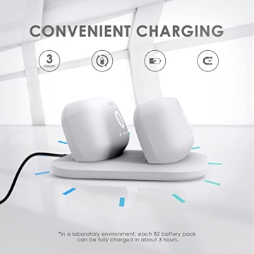 BOBOVR Twin Charger Station for B2 Battery Packs - Charge 2 Batteries Simultaneously
