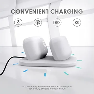 BOBOVR Twin Charger Station for B2 Battery Packs - Charge 2 Batteries Simultaneously
