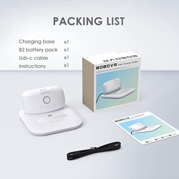 BOBOVR Twin Charger Station for B2 Battery Packs - Charge 2 Batteries Simultaneously