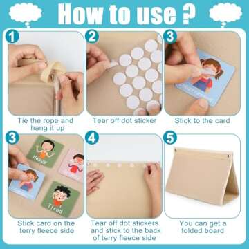 Feelings Chart Cards for Classroom Learning Supplies