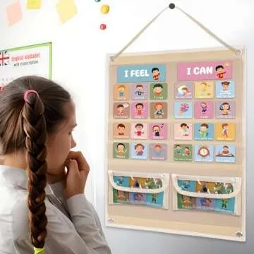 Feelings Chart Cards for Classroom Learning Supplies