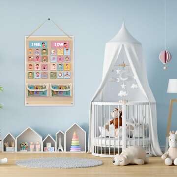 Feelings Chart Cards for Classroom Learning Supplies