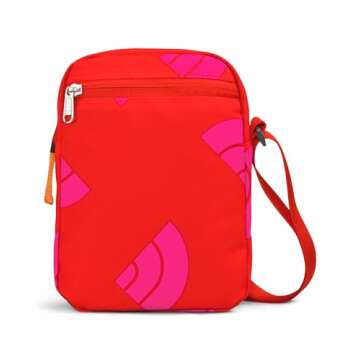THE NORTH FACE Jester Crossbody Bag, Fiery Red Next Gen Logo Print/Fiery Red/Mr. Pink, One Size
