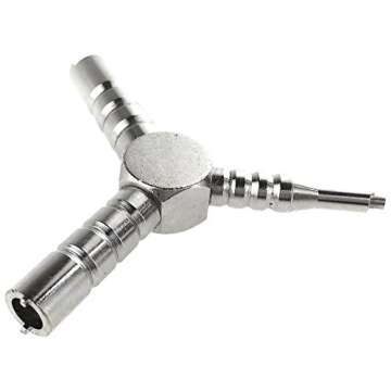 SportPro Army Force Steel Gas Magazine Charging Valve Key for GBB Airsoft – Silver