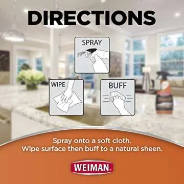 Weiman Granite Cleaner Polish & Protect 2 Pack