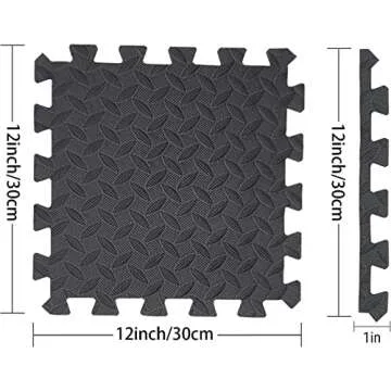 Febyyer Interlocking Foam Floor Mat for Gym and Home Use