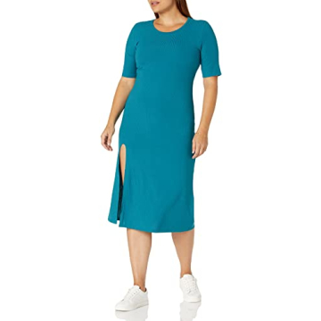 The Drop Women's Angela Fitted Midi Dress - Chic & Versatile