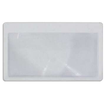 5col Survival Supply Fresnel Lens 4-Pack Credit Card Size Pocket Magnifier & Firestarter