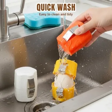 Effortless Egg Separation Tool – Stainless Steel Egg Opener