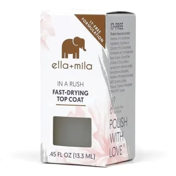 ella+mila Fast Dry Top Coat for High Gloss Shine