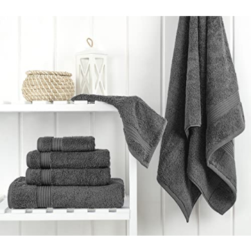 Cotton Paradise 6 Piece Turkish Towel Set Soft Absorbent