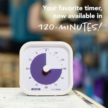 Time Timer 120 Minute MOD Education Edition — Visual Timer with Desktop Software for Kids Classroo...