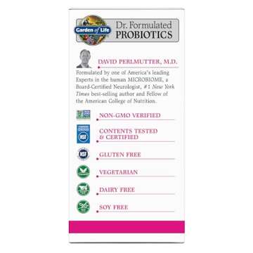 Garden of Life Dr. Formulated Women's Daily Care 30 Capsules 40 Billion CFU 16 Strains Vaginal Health, Immune Health, Digestive Health