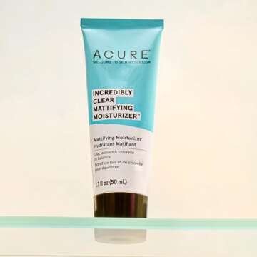 Acure Incredibly Clear Mattifying Face Moisturizer 1.7 oz