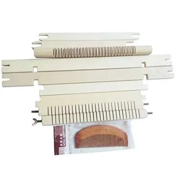 MIKIMIQI Wooden Multi-Craft Weaving Loom Large Frame 9.85 x 15.75 x 1.3inches to Handcraft for Kids