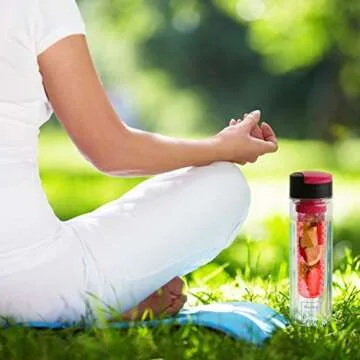 Savvy Infusion Flip Top Fruit Infuser Water Bottle