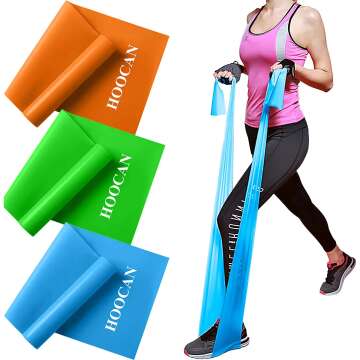 Hoocan Exercise Bands for Therapy & Strength Training