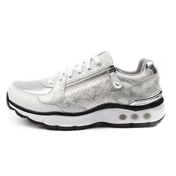 Therafit Savannah Women's Athletic Casual Shoe - for Plantar Fasciitis/Foot Pain 7.5 / White