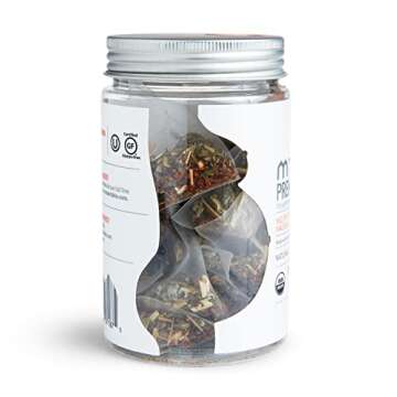 Munchkin® Milkmakers® Organic Prenatal Tea for Morning Sickness & Nausea Relief, With Ginger & Red Raspberry Leaf, 12 Count