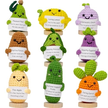 Cheerspace Crochet Potato Bulk - Emotional Support Veggies Variety Pack