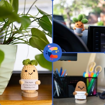 Cheerspace Crochet Potato Bulk - Emotional Support Veggies