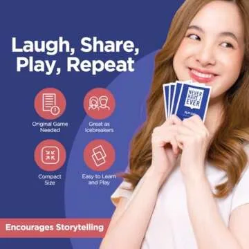 Never Have I Ever Card Game - Expansion Pack One, The Ultimate Adult Party Game Starter Pack, Spice Up Your Next Game Night, Pregame, or Icebreaker, Includes Wild and Hilarious Prompts, Ages 17+