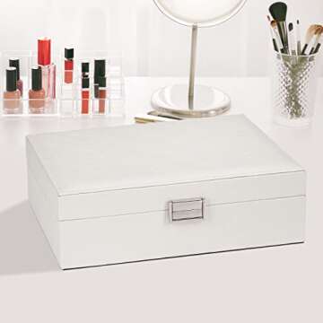 ATAIMEISEN Jewelry Organizer Box - Elegant Gift for Women