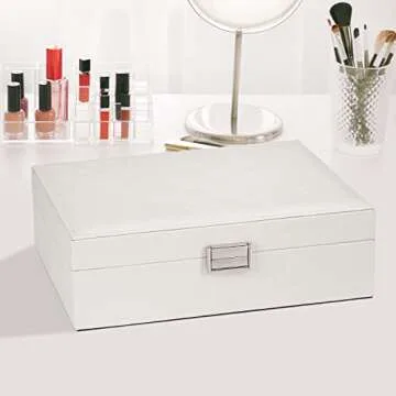 ATAIMEISEN Jewelry Organizer Box - Elegant Gift for Women
