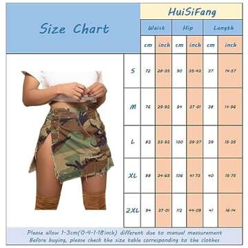 Camo Cargo Mini Skirt for Women - Stylish & Comfortable