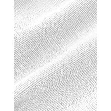 LYANER Women's Sexy Deep V Neck Slim Fitted Strap Crop Cami Tank Sleeveless Top White Small