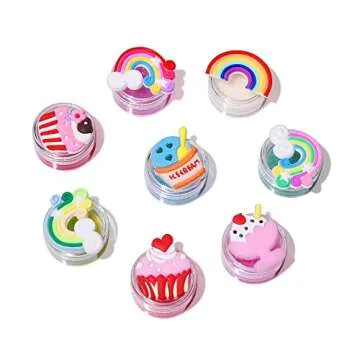 Mebtmel 8PCS Cupcake Lip Gloss Set for Kids