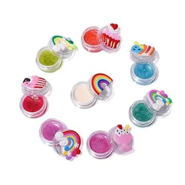 Mebtmel 8PCS Cupcake Lip Gloss Set for Kids