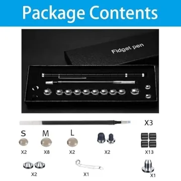 Magnetic Multifunctional Fidget Pen for Stress Relief and Fun