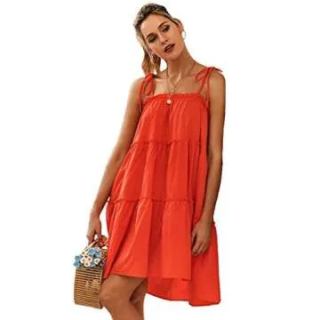 Stylish Romwe Spaghetti Strap Summer Dress for Women