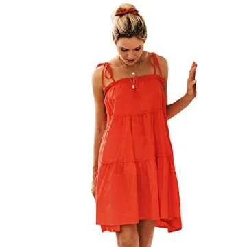 Stylish Romwe Spaghetti Strap Summer Dress for Women