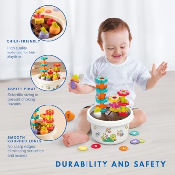 Montessori Flower Garden Toy Set for Toddlers