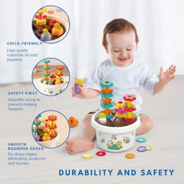 Montessori Flower Garden Toy Set for Toddlers