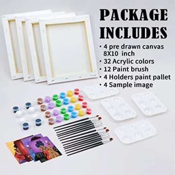 VOCHIC Canvas Painting Kit - Fun for All Ages!