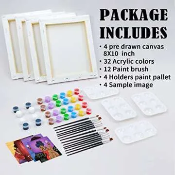 VOCHIC Canvas Painting Kit - Fun for All Ages!